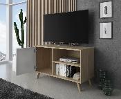 Mueble TV wind 100 cm color puccini / blanco