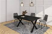 Mesa Comedor, 167x90x74 cm, Para 8 Comensales, Muebles Comedor, Negro