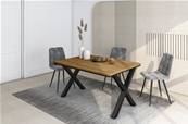 Mesa Comedor, 140x90x74 cm, Para 6 comensales, Muebles Comedor, Roble