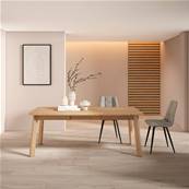 Mesa Comedor, Roble, Patas de madera