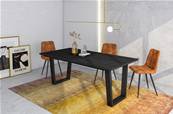 Mesa Comedor, 194x90x74 cm, Para 10 Comensales, Muebles Comedor, Negro