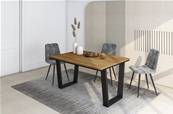 Mesa Comedor, 140x90x74 cm, Para 6 comensales, Muebles Comedor, Roble