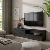 Mueble TV, Televisión, 200x45x35cm, Negro