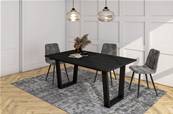 Mesa Comedor, 167x90x74 cm, Para 8 Comensales, Muebles Comedor, Negro