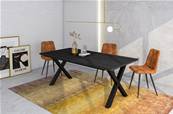 Mesa Comedor, 194x90x74 cm, Para 10 Comensales, Muebles Comedor, Negro